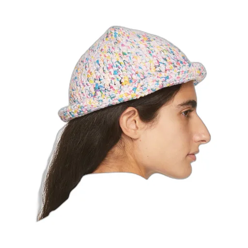 Logo Rough Knitted Fisherman Hat