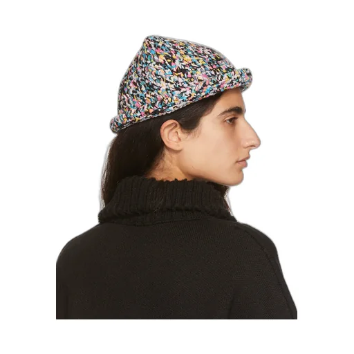 Logo Rough Knitted Fisherman Hat