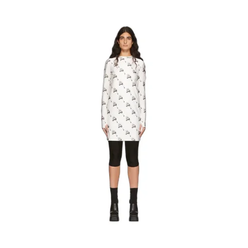 All-Over 11-Print Dress