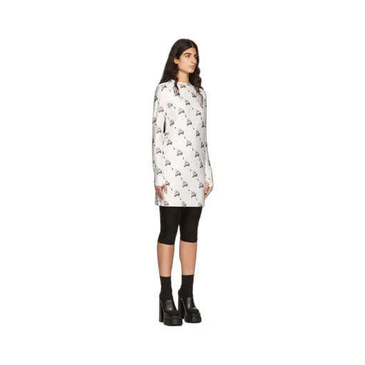 All-Over 11-Print Dress