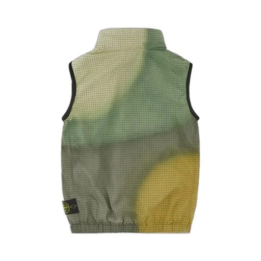 High-Necked Sleeveless Casual Jacket