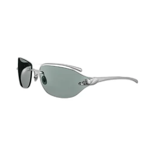 Logo Rimless Sunglasses