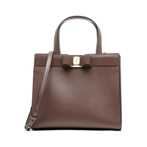 Ferragamo Vara Bow Detailed Medium Tote Bag