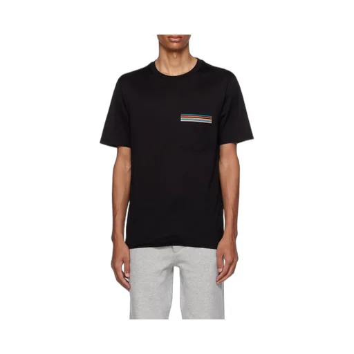 Paul Smith Stripe Detailed Crewneck T-Shirt