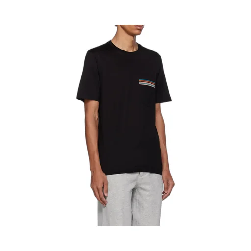 Paul Smith Stripe Detailed Crewneck T-Shirt