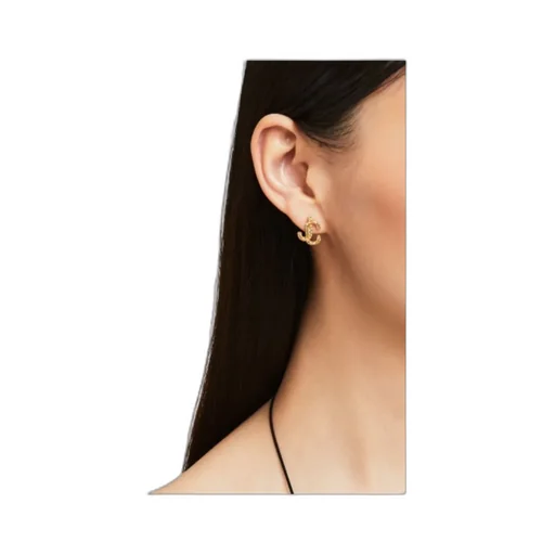 Jimmy Choo Logo Plaque Embellished Earrings