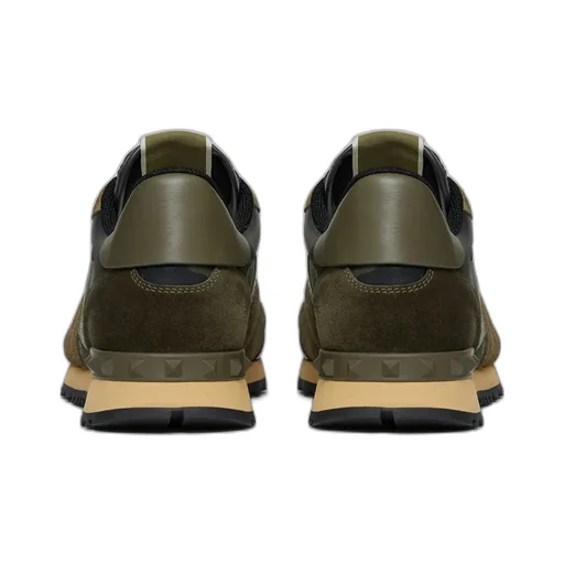 Valentino Garavani Rockrunner Camouflage-Print Lace-Up Sneakers
