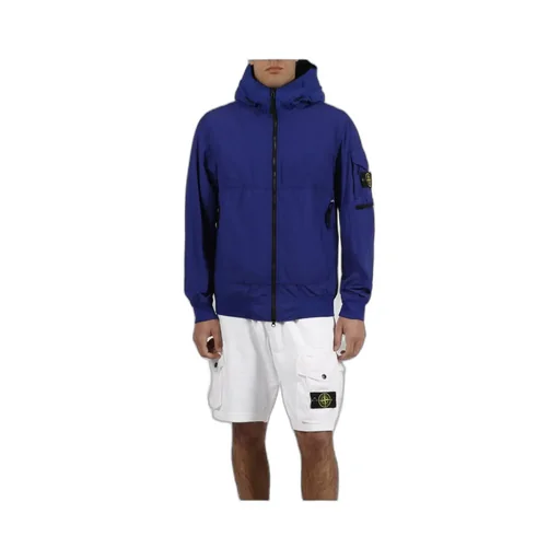 Compass-Patch Zip-Front Lightweight Jacket