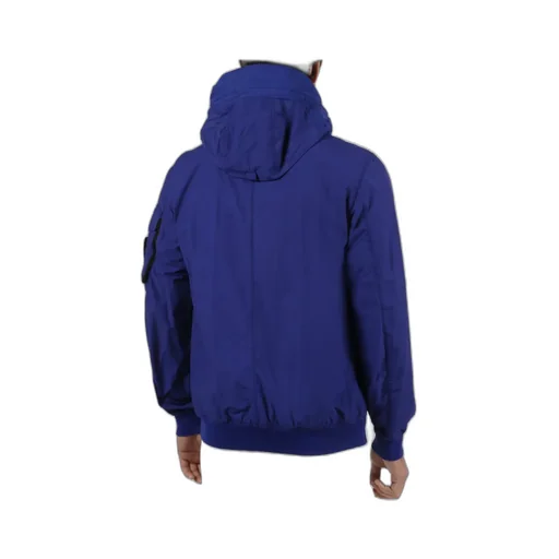 Compass-Patch Zip-Front Lightweight Jacket