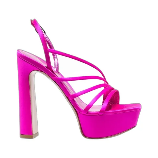 Asymmetric Platform Sandals