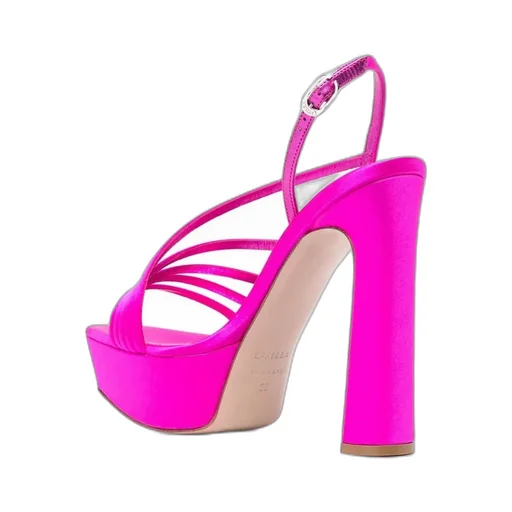 Asymmetric Platform Sandals