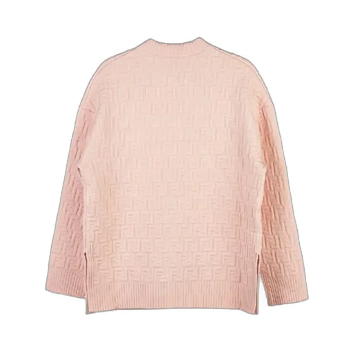 Fendi All-Over Ff Motif Embossed Pullover