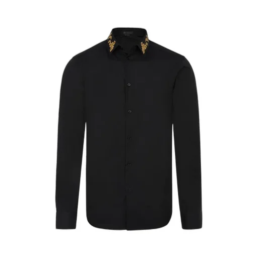 Embroidered Collar Shirt