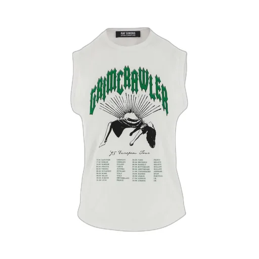 Grimcrawler-Print Sleeveless Top