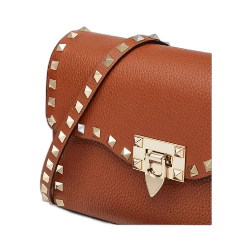 Valentino Garavani Rockstud Foldover Top Small Crossbody Bag