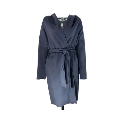 Long-Sleeved Lace-Up Coat