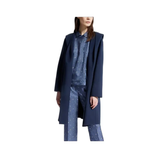 Long-Sleeved Lace-Up Coat