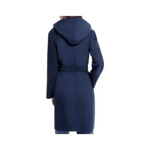 Long-Sleeved Lace-Up Coat