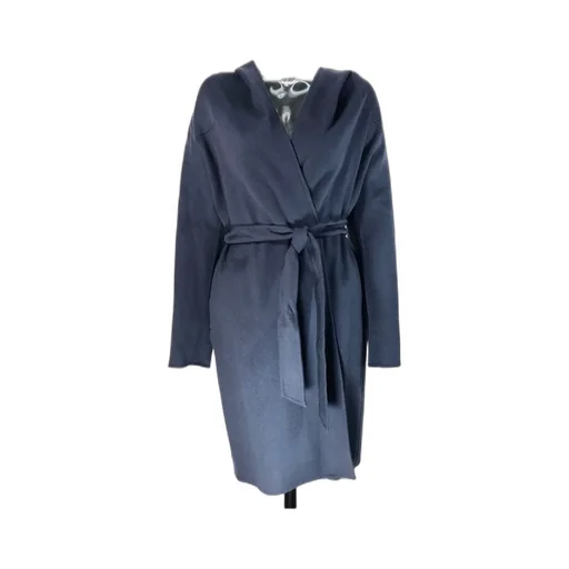 Long-Sleeved Lace-Up Coat