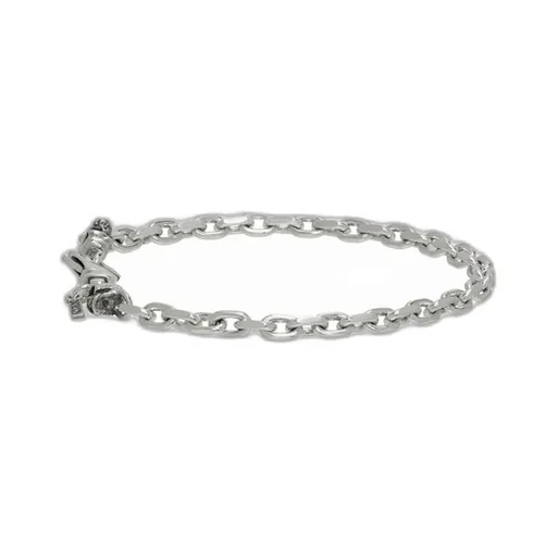 Skull-Charm Chain Bracelet