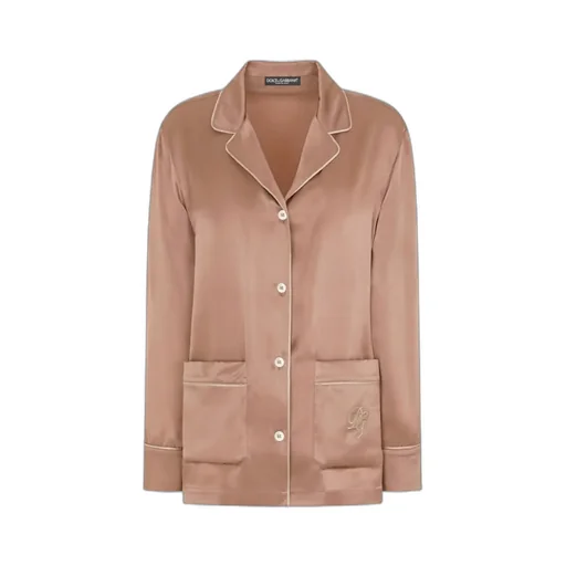 Dolce & Gabbana Buttoned Long-Sleeved Pajama Shirt