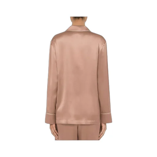 Dolce & Gabbana Buttoned Long-Sleeved Pajama Shirt
