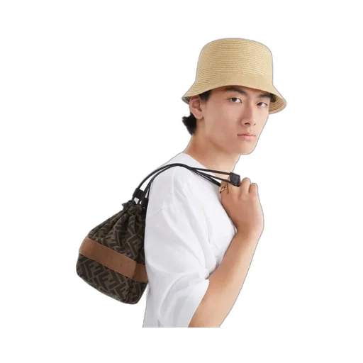 Fendi Monogram Detailed Bucket Hat