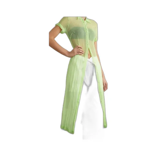 Pleated Shirt Dress