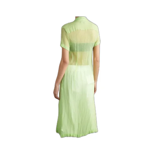 Pleated Shirt Dress