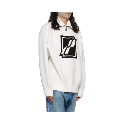 Logo Semi-Zipper Sweater