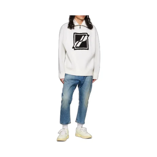 Logo Semi-Zipper Sweater