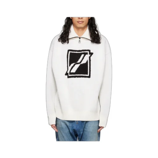Logo Semi-Zipper Sweater