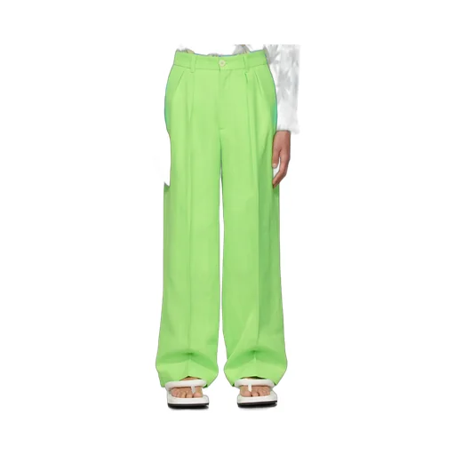 Logo Hidden Zipper Casual Pants