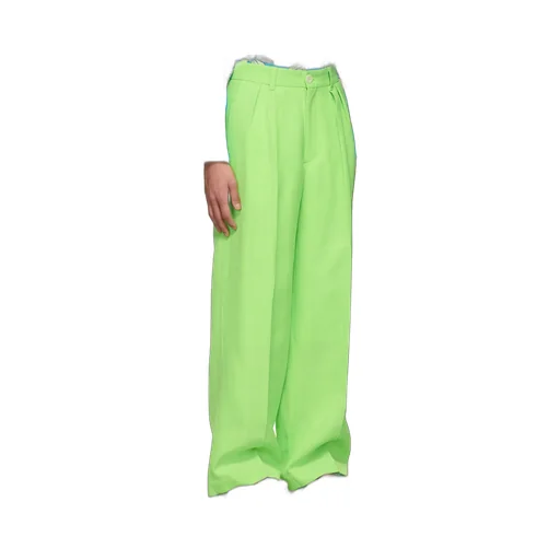 Logo Hidden Zipper Casual Pants