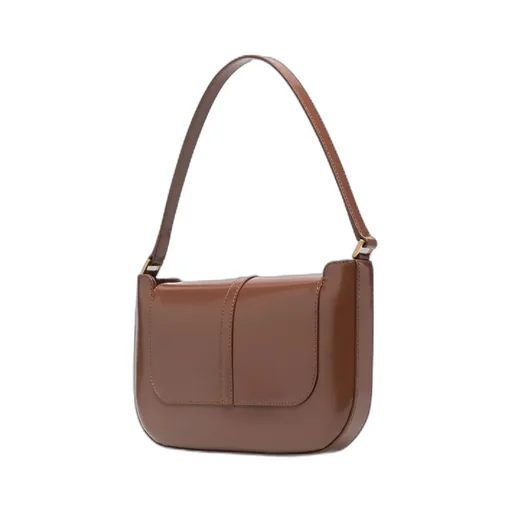By Far Miranda Buckle Detailed Shoulder Bag