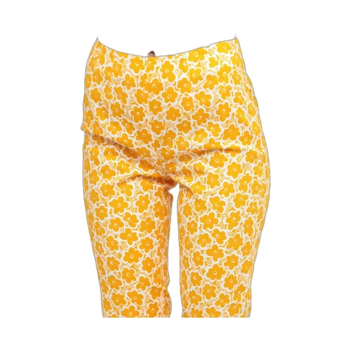 Floral Design Casual Pants