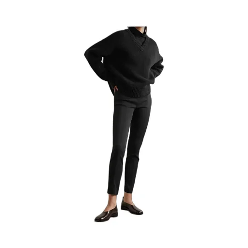 Stretch Crepe Casual Pants