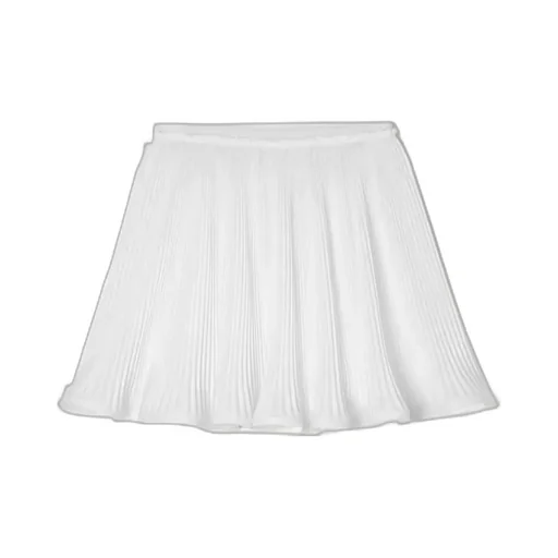 Logo Pleated High-Rise Skirt