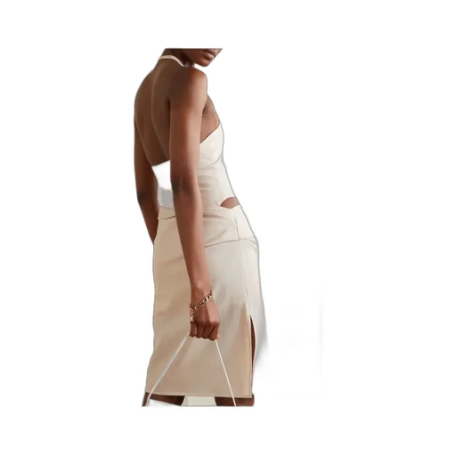 Jacquemus Cut-Out Sleeveless Asymmetric Dress