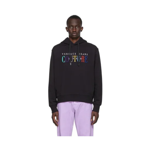 Embroidered-Logo Cotton Hoodie