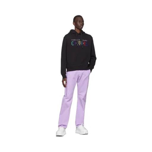 Embroidered-Logo Cotton Hoodie