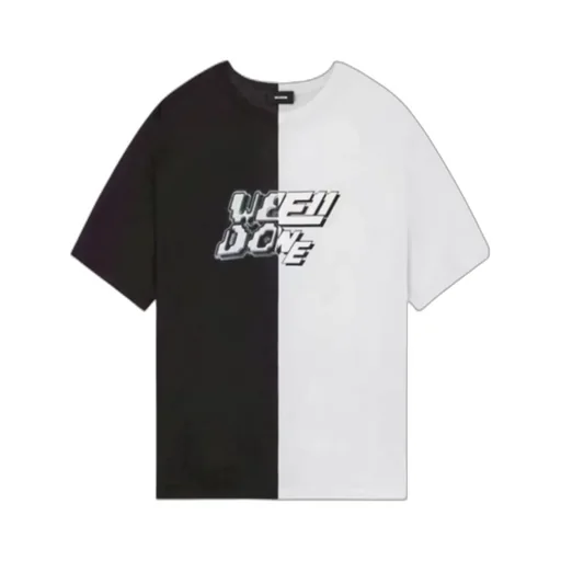 Two-Tone Logo-Print T-Shirt