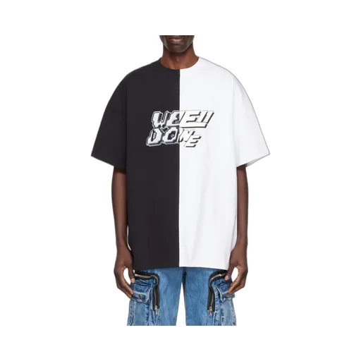 Two-Tone Logo-Print T-Shirt