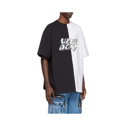 Two-Tone Logo-Print T-Shirt