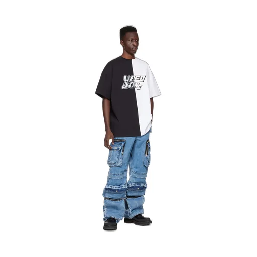 Two-Tone Logo-Print T-Shirt