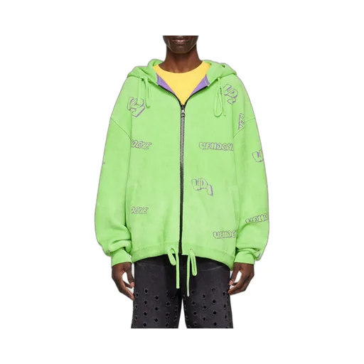 Terry-Cloth Zip-Up Hoodie