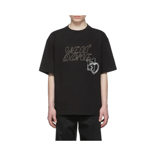 Stud-Logo Short-Sleeved T-Shirt