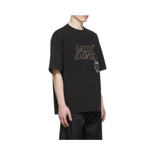 Stud-Logo Short-Sleeved T-Shirt