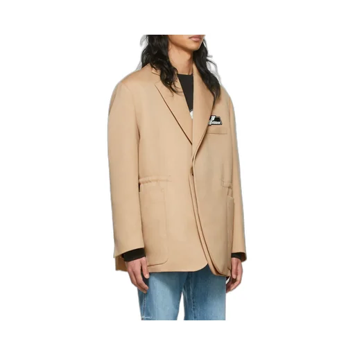 We11Done Logo Patch Twill Blazer