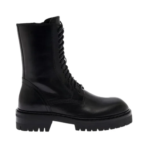 Ann Demeulemeester Round Toe Ankle Boots